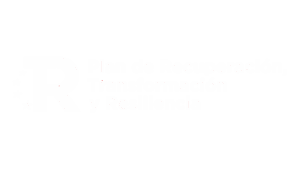 Logo PRTR tres líneas_BLANCO
